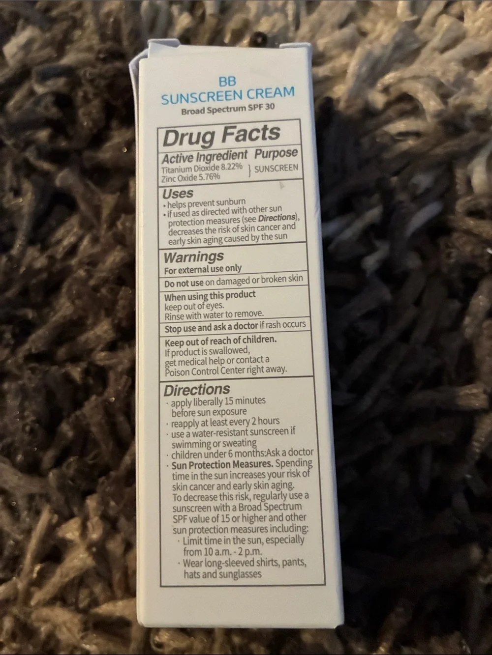 Atomy BB Sunscreen Cream SPF 30 - White
